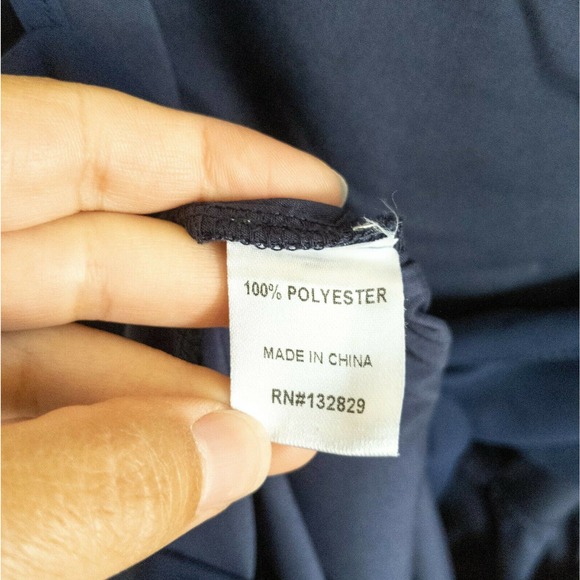 SUPERDOWN Revolve Morgan Layered Mini Dress Navy M - Picture 6 of 7